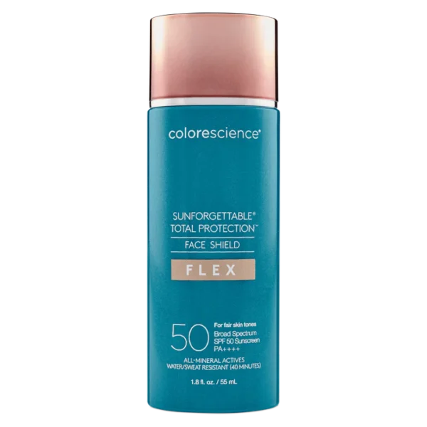 Colorescience Sunforgettable Face Shield Flex SPF 50: Fair, 55ml - Total Protection Skincare for Sun Safety