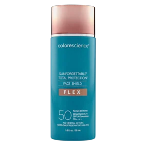 Colorescience Sunforgettable Total Protection Face Shield Flex SPF 50 – Tan – 55ml: Skin-Safe Sunscreen for Ultimate UV Defense