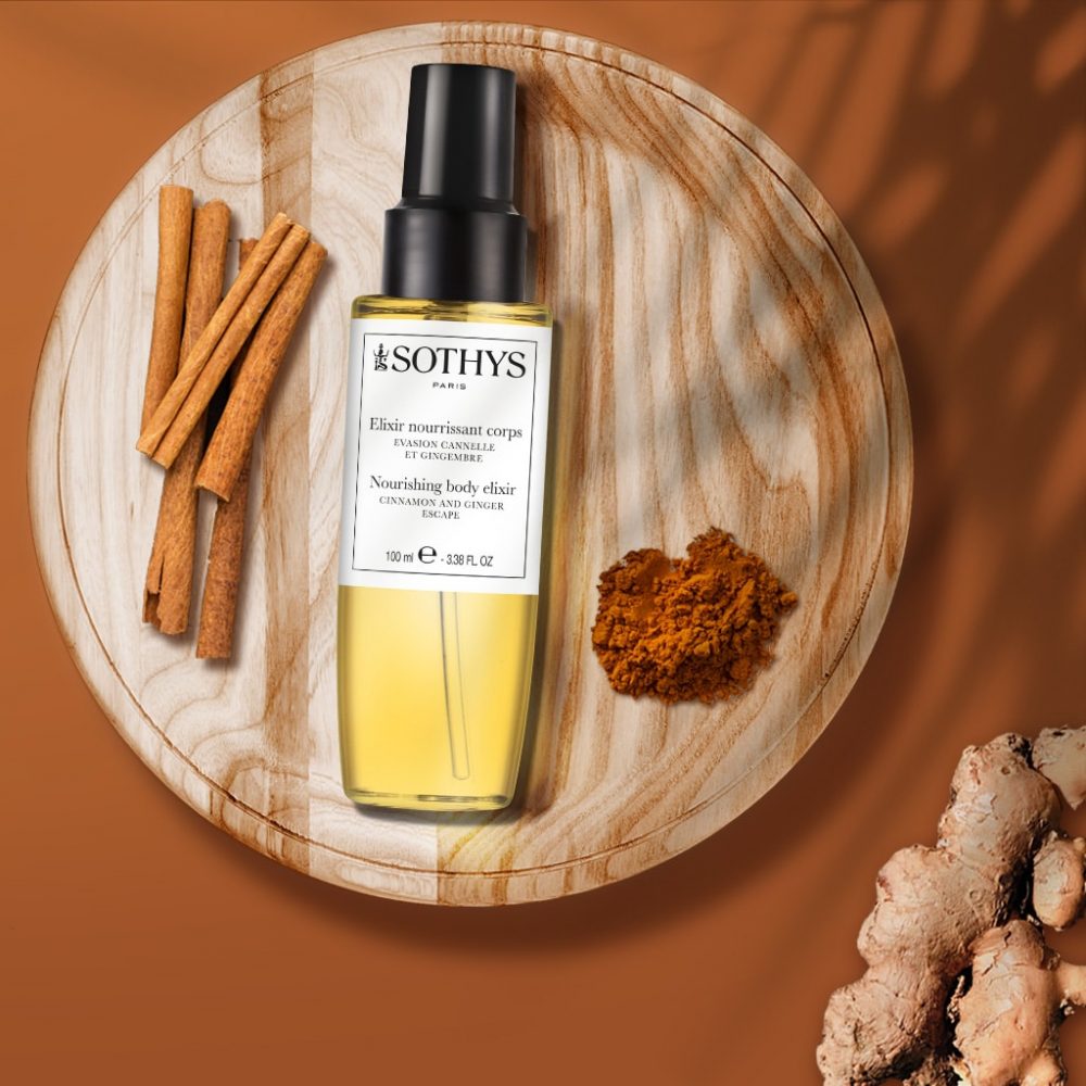 Sothys – nourishing body elixir - cinnamon and ginger escape - 100ml - image 2
