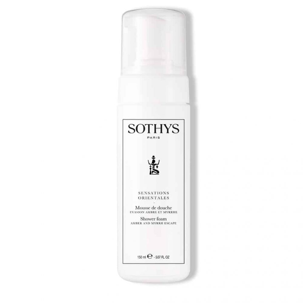 Sothys – shower foam - amber and myrrh escape - 150ml - image 1